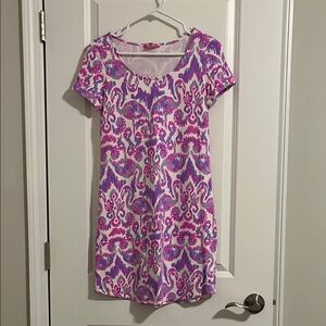 Lilly Pulitzer Pink and Purple Patterned Dress